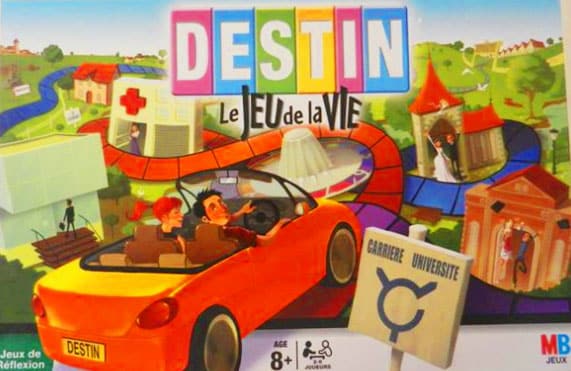 Destins Le jeu de la vie - Jeu de plateau pour la famille - 2 à 4